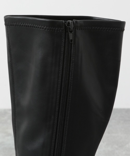 Heather（ヘザー）の「スクエアストレッチロングブーツ 229819