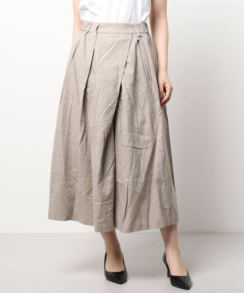 Samansa Mos2(サマンサ モスモス)の「アシメタックハカマパンツ(その他パンツ・レディース・チャコール/グリーン/ベージュ・フリ-)」の2枚目の写真