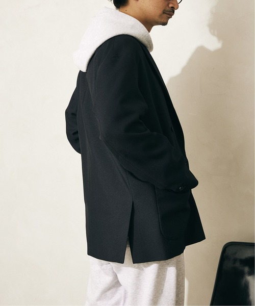 JOURNAL STANDARD relume（ジャーナルスタンダード　レリューム）の「オーバーサイズ WOOL ダブルジャケット（スーツジャケット・メンズ・ベージュ/ネイビー・MEDIUM/LARGE）」の7枚目の写真