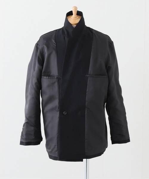 JOURNAL STANDARD relume（ジャーナルスタンダード　レリューム）の「オーバーサイズ WOOL ダブルジャケット（スーツジャケット・メンズ・ベージュ/ネイビー・MEDIUM/LARGE）」の16枚目の写真