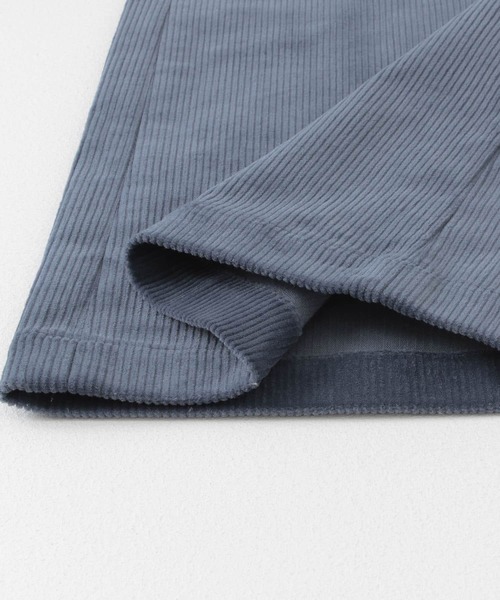 UR Lab.(アーバンリサーチラボ)の「『34サイズ/低身長向けも展開』コーデュロイフレアパンツ(その他パンツ・レディース・ブルー/ベージュ系その他・34/36/38)」の9枚目の写真