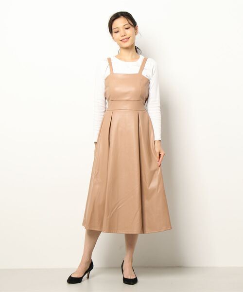 Maison ワンピース De フェイクレザーワンピース ワンピース Maison De Fleur メゾンドフルール のファッション Maison ワンピース De フェイクレザーワンピース ワンピース Maison De Fleur メゾンドフルール のファッション