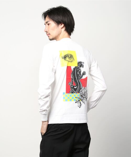 24karats（トゥウェンティーフォーカラッツ）の「Playing Card Tee LS（Tシャツ/カットソー・メンズ・ホワイト/ブラック・SMALL）」の7枚目の写真