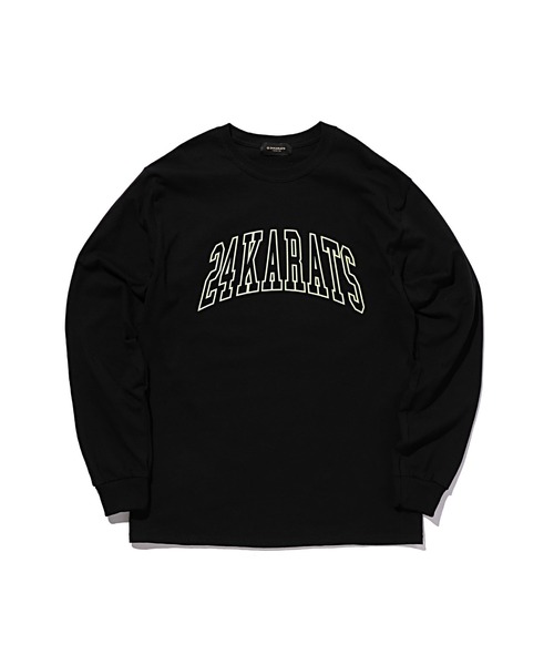 24karats（トゥウェンティーフォーカラッツ）の「Playing Card Tee LS（Tシャツ/カットソー・メンズ・ホワイト/ブラック・SMALL）」の6枚目の写真