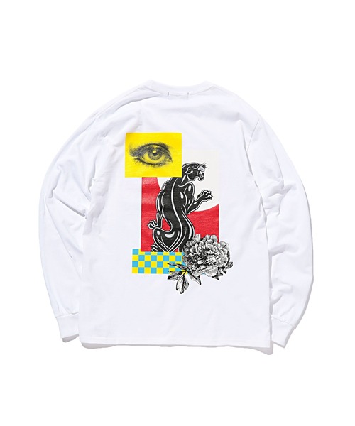 24karats（トゥウェンティーフォーカラッツ）の「Playing Card Tee LS（Tシャツ/カットソー・メンズ・ホワイト/ブラック・SMALL）」の4枚目の写真