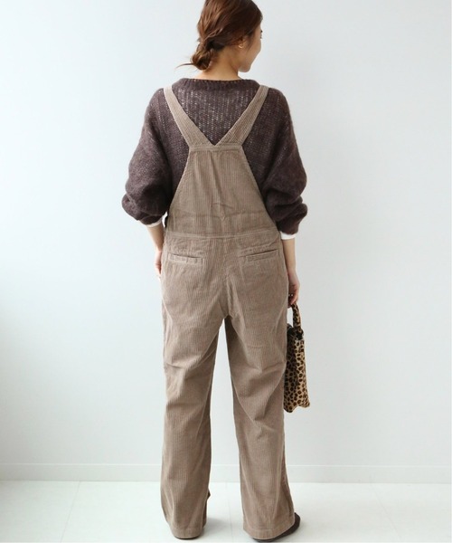 JOURNAL STANDARD relume（ジャーナルスタンダード　レリューム）の「コーデュロイオーバーオール◆（サロペット/オーバーオール・レディース・ネイビー/ホワイト/ベージュ・38/36）」の10枚目の写真