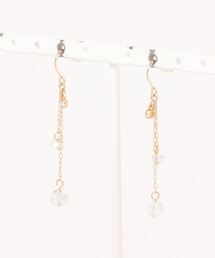 【airy】2連ピアス・14kgf【天然石】