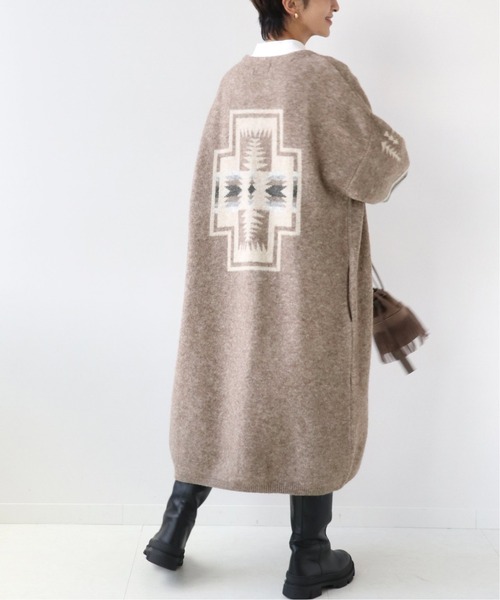 PENDLETON（ペンドルトン）の「《別注》【PENDLETON/ペンドルトン】*RELUME cardigan：カーディガン◆（カーディガン/ボレロ・レディース・ブラウン/グレー・FREE）」の12枚目の写真