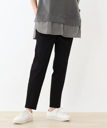 SHOO・LA・RUE | 【SS-4L】サテン裏起毛スティックパンツ(その他パンツ)