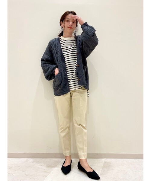SHOO・LA・RUE(シューラルー)の「◆【SS-4L】サテン裏起毛スティックパンツ(その他パンツ・レディース・サンドベージュ/アイボリー/ダークグリーン/ブラック/ダークブラウン・02/01/04/03/05/10/06)」の15枚目の写真
