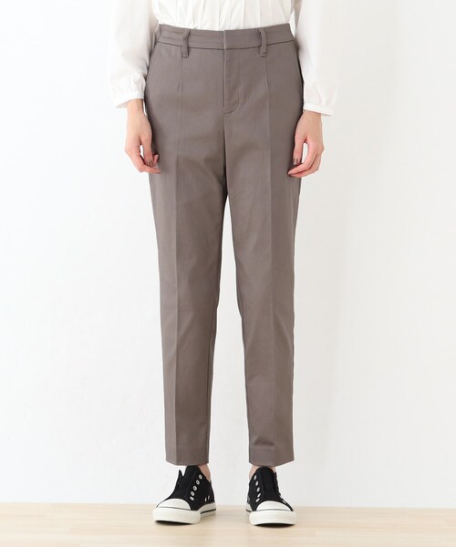 SHOO・LA・RUE(シューラルー)の「◆【SS-4L】サテン裏起毛スティックパンツ(その他パンツ・レディース・サンドベージュ/アイボリー/ダークグリーン/ブラック/ダークブラウン・02/01/04/03/05/10/06)」の20枚目の写真