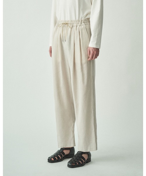 Plage French LINEN EASY パンツ FRENCH LINEN EASY PANTS