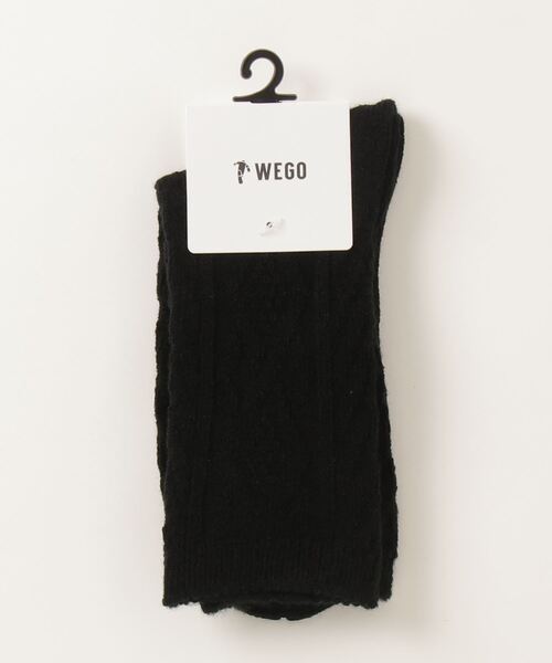 WEGO(ウィゴー)の「WEGO/ケーブルソックス(ソックス/靴下・レディース・ホワイト/ブラック/ダークグリーン/ベージュ/パープル/ブラウン/グレー/サックスブルー/イエロー/オレンジ/ワイン・23-25cm)」の20枚目の写真