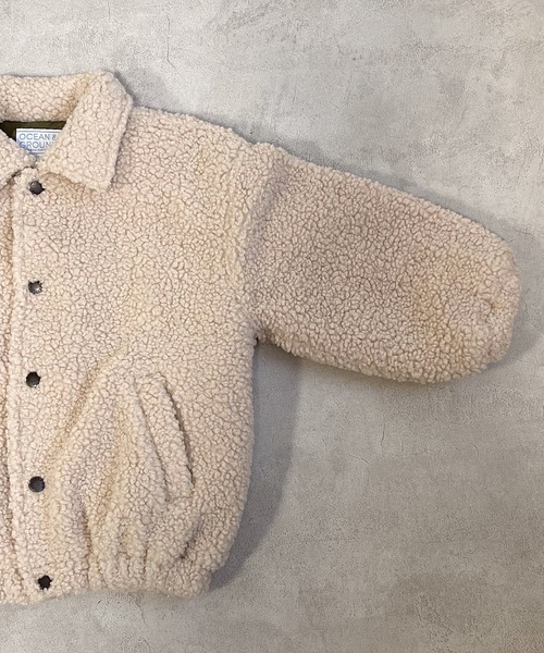 Ocean&Ground（オーシャン&グラウンド）の「ボアコーチジャケット（100～140cm）（その他アウター・キッズ・ベージュ/ブラウン・110/140/130/100/120）」の10枚目の写真