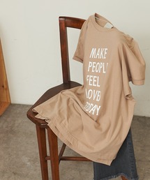 BONbazaar | MessageプリントTシャツ(Tシャツ/カットソー)