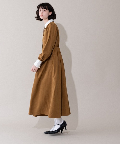 idem（イデム）の「asymmetry collar onepiece/アシンメトリー襟