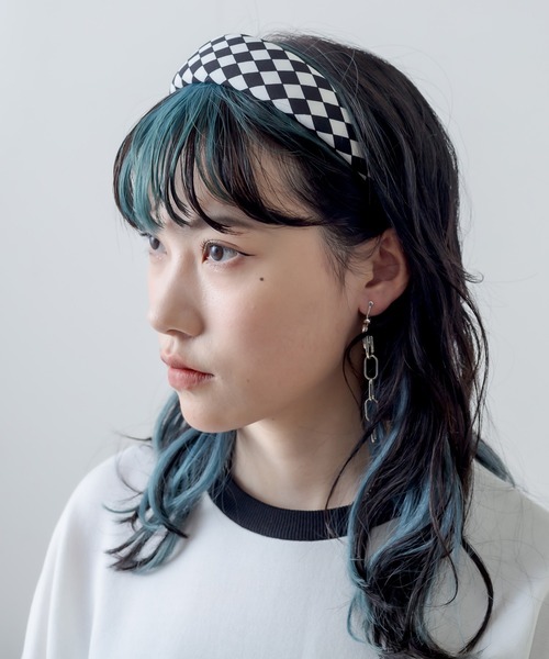 RASVOA（ラスボア）の「ブロックチェックカチューシャ（カチューシャ・レディース・ブラック・FREE）」の17枚目の写真