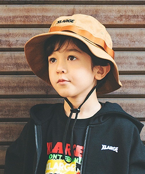 XLARGE KIDS(エクストララージキッズ)の「ブーニーハット(ハット・キッズ・ベージュ/カーキ・M(48-52cm)/L(52-56cm))」の22枚目の写真