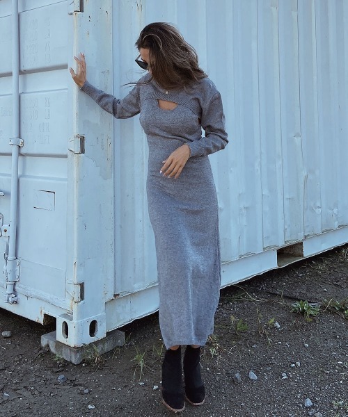 esutoreja（エストレジャ）の「トップス&ノースリーブワンピースセット（ワンピース・レディース・ブラック/ベージュ/グレー・FREE）」の12枚目の写真