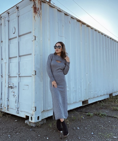 esutoreja（エストレジャ）の「トップス&ノースリーブワンピースセット（ワンピース・レディース・ブラック/ベージュ/グレー・FREE）」の13枚目の写真