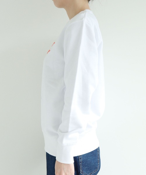 I am I in fact...（アイアムアイインファクト）の「《WEB限定》SNOWDOME Girl  プリント スウェット（スウェット・レディース・ホワイト/ネイビー・FREE）」の15枚目の写真