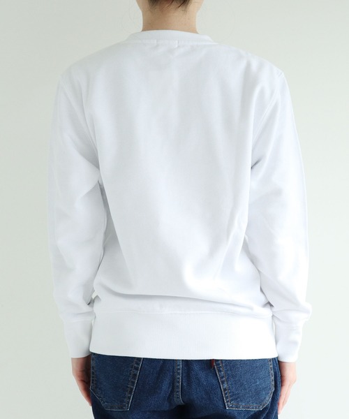 I am I in fact...（アイアムアイインファクト）の「《WEB限定》SNOWDOME Girl  プリント スウェット（スウェット・レディース・ホワイト/ネイビー・FREE）」の11枚目の写真