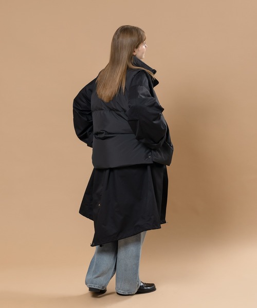 MUHET（ミュエータ）の「【中綿ベストセット】ミリタリーモッズコート（ミリタリージャケット・レディース・ブラック/カーキ・SMALL/MEDIUM/X-LARGE）」の16枚目の写真