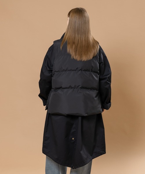 MUHET（ミュエータ）の「【中綿ベストセット】ミリタリーモッズコート（ミリタリージャケット・レディース・ブラック/カーキ・SMALL/MEDIUM/X-LARGE）」の19枚目の写真