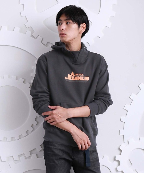 A DEGREE FAHRENHEIT(エーディグリーファーレンハイ)の「【ユニセックスアイテム】HW・GEARフーディ(パーカー・メンズ・オレンジ/ブラック/マスタード/ダークグレー・MEDIUM/LARGE/FREE)」の2枚目の写真