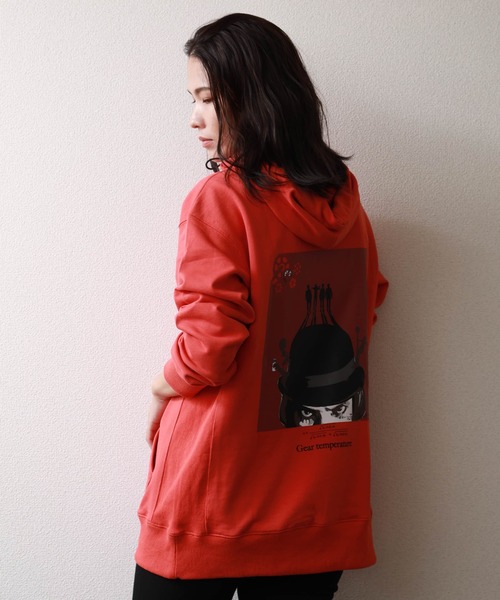 A DEGREE FAHRENHEIT(エーディグリーファーレンハイ)の「【ユニセックスアイテム】HW・GEARフーディ(パーカー・メンズ・オレンジ/ブラック/マスタード/ダークグレー・MEDIUM/LARGE/FREE)」の14枚目の写真