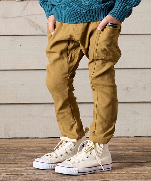 BREEZE（ブリーズ）の「あったかもっとストレッチタイトパンツ_裏起毛ハイパーストレッチ（その他パンツ・キッズ・ブラック/ブラウン/ダークグリーン/インディゴブルー/レインボー/ベージュ/キャメル・110/130/140/150/90/100/120）」の6枚目の写真
