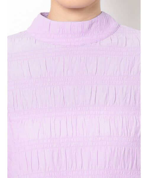 EMODA（エモダ）の「ハイネックパフスリーブブラウス（シャツ/ブラウス・レディース・ホワイト/ブラック/パープル・FREE）」の16枚目の写真