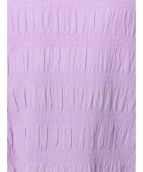 EMODA（エモダ）の「ハイネックパフスリーブブラウス（シャツ/ブラウス・レディース・ホワイト/ブラック/パープル・FREE）」の22枚目の写真