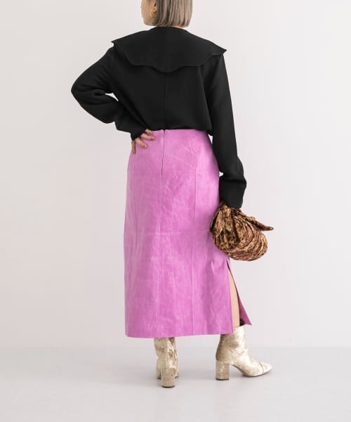 REJINA PYO（レジーナピョウ）の「REJINA PYO　Maude Skirt（スカート・レディース・ピンク・10）」の11枚目の写真