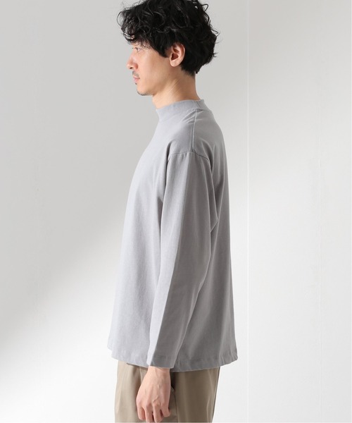 JOURNAL STANDARD relume（ジャーナルスタンダード　レリューム）の「モックネック Tシャツ（Tシャツ/カットソー・メンズ・ホワイト/チャコールグレー/ベージュ系その他・MEDIUM/LARGE）」の11枚目の写真
