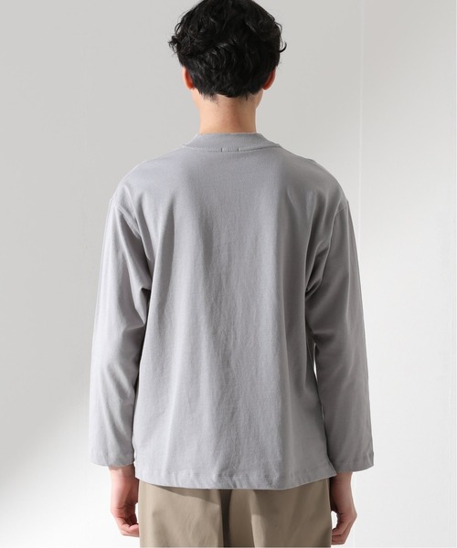 JOURNAL STANDARD relume（ジャーナルスタンダード　レリューム）の「モックネック Tシャツ（Tシャツ/カットソー・メンズ・ホワイト/チャコールグレー/ベージュ系その他・MEDIUM/LARGE）」の13枚目の写真