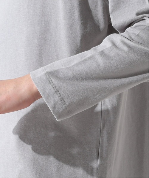 JOURNAL STANDARD relume（ジャーナルスタンダード　レリューム）の「モックネック Tシャツ（Tシャツ/カットソー・メンズ・ホワイト/チャコールグレー/ベージュ系その他・MEDIUM/LARGE）」の7枚目の写真