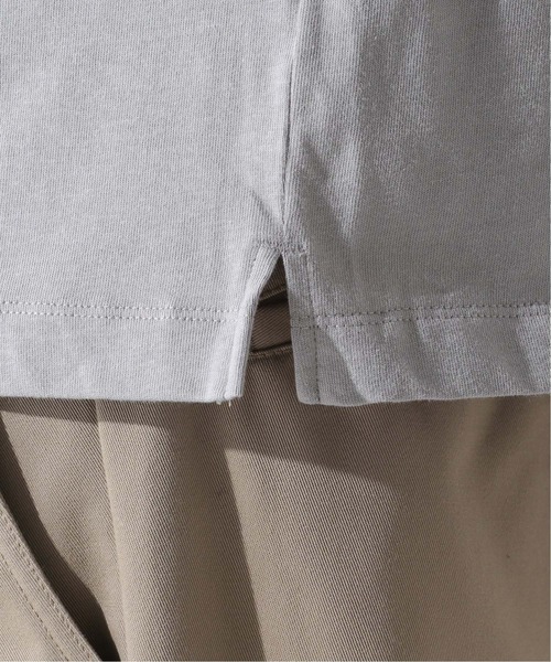 JOURNAL STANDARD relume（ジャーナルスタンダード　レリューム）の「モックネック Tシャツ（Tシャツ/カットソー・メンズ・ホワイト/チャコールグレー/ベージュ系その他・MEDIUM/LARGE）」の5枚目の写真