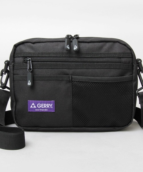 GERRY/ジェリー/撥水加工REPREVE5ポケットミニショルダーバッグ/メッシュポケットショルダー