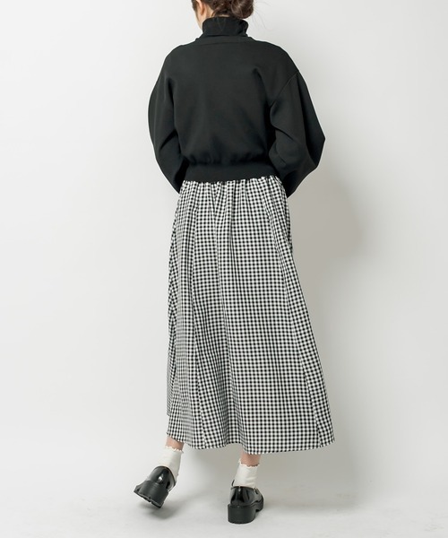 OLIVE des OLIVE（オリーブデオリーブ）の「リングドット釦クルーカーディガン（カーディガン/ボレロ・レディース・ブラック/ネイビー/ピンク/オフホワイト・FREE）」の13枚目の写真