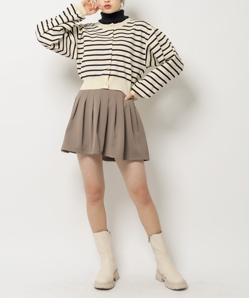 OLIVE des OLIVE（オリーブデオリーブ）の「リングドット釦クルーカーディガン（カーディガン/ボレロ・レディース・ブラック/ネイビー/ピンク/オフホワイト・FREE）」の18枚目の写真