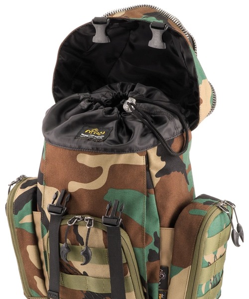 go slow caravan(ゴースローキャラバン)の「MORN CREATIONS/モーンクリエーションズ ティラノサウルスバックパックCAMO 12L(バックパック/リュック・キッズ・カモフラージュ・FREE)」の10枚目の写真