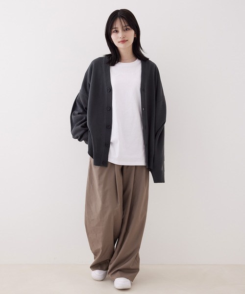 JUNRED（ジュンレッド）の「【こめ×JUNRed】ボリュームスリーブニットカーディガン（カーディガン/ボレロ・メンズ・オフホワイト/チャコールグレー/グリーン・S/M/L）」の17枚目の写真