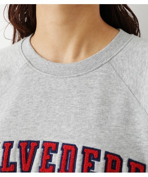 RODEO CROWNS WIDE BOWL（ロデオクラウンズワイドボウル）の「【WEB限定】サガラカレッジスウェットWL（スウェット・レディース・杢グレー/ライトブラック/ベージュ・FREE）」の10枚目の写真