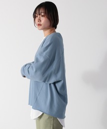 cepo | 【SET ITEM】Vネック＋ワッフルロンT　アンサンブル(スウェット)