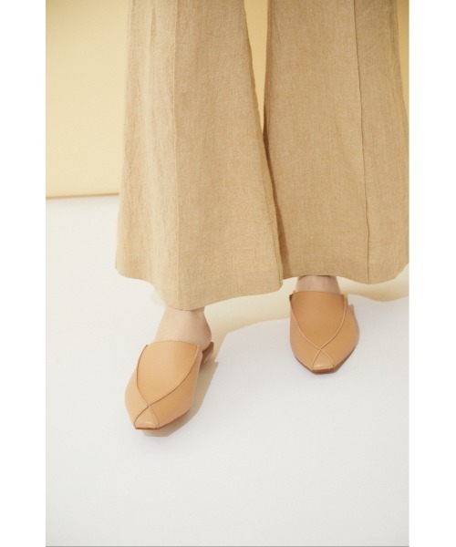 BLACK BY MOUSSY（ブラックバイマウジー）の「square mule（スクエアミュール）（その他シューズ・レディース・ベージュ/ブラック・38/37/36）」の11枚目の写真