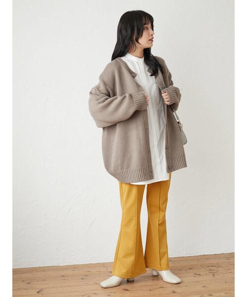 ELENCARE DUE（エレンカーレデュエ）の「・ELENCARE DUE バンドカラーシャツチュニック＊（シャツ/ブラウス・レディース・オフホワイト・FREE）」の2枚目の写真