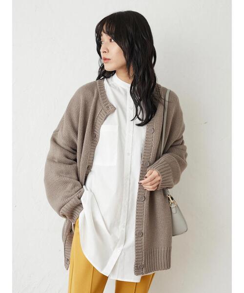 ELENCARE DUE（エレンカーレデュエ）の「・ELENCARE DUE バンドカラーシャツチュニック＊（シャツ/ブラウス・レディース・オフホワイト・FREE）」の3枚目の写真