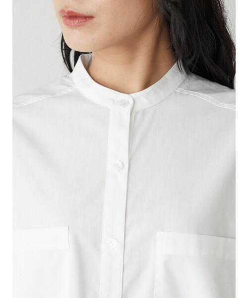 ELENCARE DUE（エレンカーレデュエ）の「・ELENCARE DUE バンドカラーシャツチュニック＊（シャツ/ブラウス・レディース・オフホワイト・FREE）」の8枚目の写真