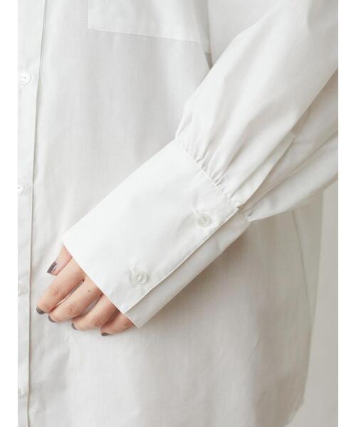 ELENCARE DUE（エレンカーレデュエ）の「・ELENCARE DUE バンドカラーシャツチュニック＊（シャツ/ブラウス・レディース・オフホワイト・FREE）」の10枚目の写真